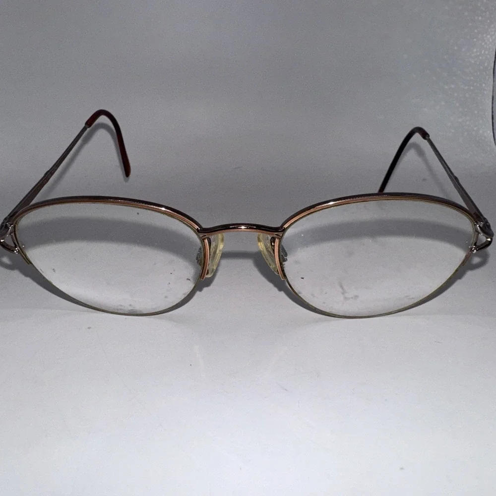 Splendor‎ Eyeglasses Frame SP 600 Women's Rose Gold Full Rim Oversized 52-19-135